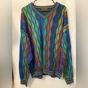 Tundra Multicolor V-Neck Sweater